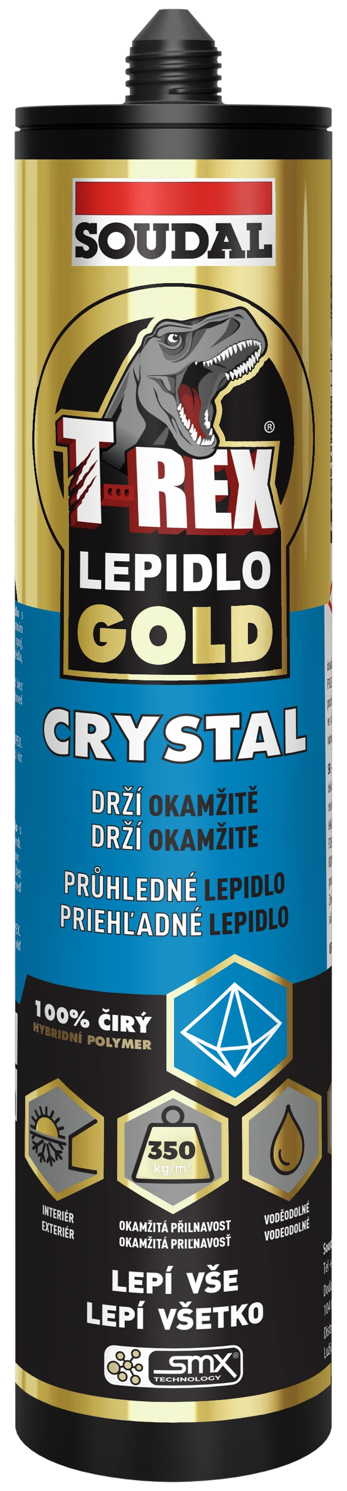 175790_367734-LAB_T-Rex_Gold_Crystal_CZ-SK_290ml D T-REX GOLD CRYSTAL | SOUDAL
